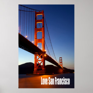 Kärlek San Francisco Poster
