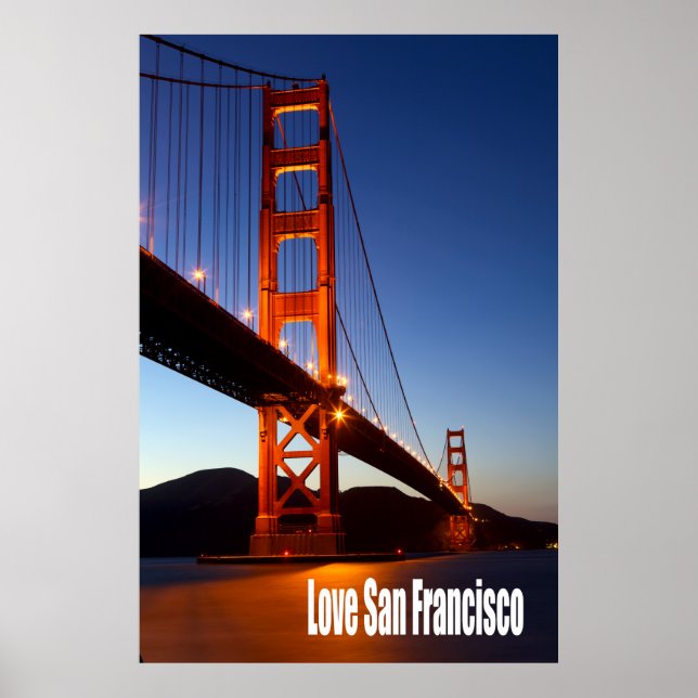 Kärlek San Francisco Poster (Framsidan)