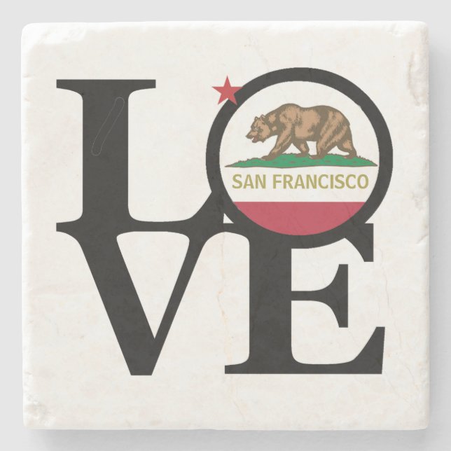 KÄRLEK San Francisco Stone Underlägg (Framsidan)