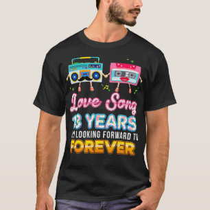 Kärlek Sång 13 år 13:e Bröllop-årsdagen T Shirt