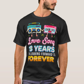 Kärlek Sång 13 år 13:e Bröllop-årsdagen T Shirt