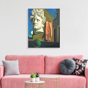 Kärlek Sång Giorgio de Chirico Canvastryck