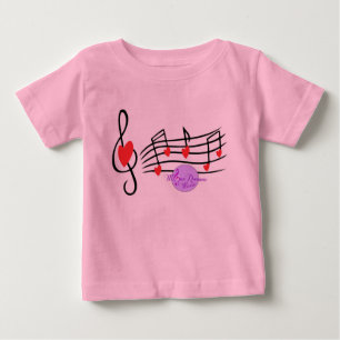 Kärlek Sång Longtärmadena Bella Infant T-Shirt