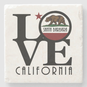 KÄRLEK Santa Barbara California Stenunderlägg