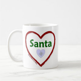 Kärlek Santa Kaffemugg