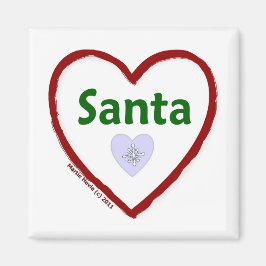 Kärlek Santa Magnet