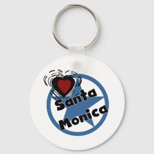 Kärlek Santa Monica Nyckelring