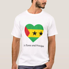 Kärlek Sao Tome och Princeipe T Shirt