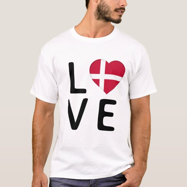 Kärlek - Saudiarabien Flagga T Shirt (Framsida)