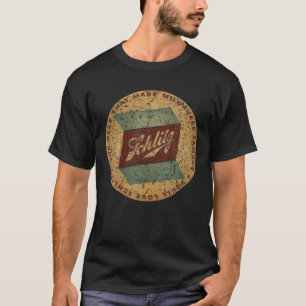 Kärlek Schlitz Beer Guest Flaska T Shirt