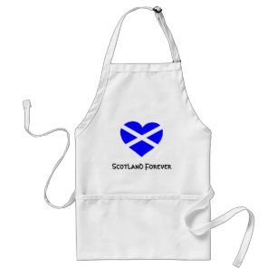 Kärlek Scotland apron Förkläde