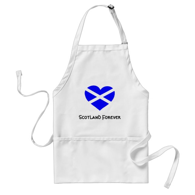 Kärlek Scotland apron Förkläde (Framsidan)