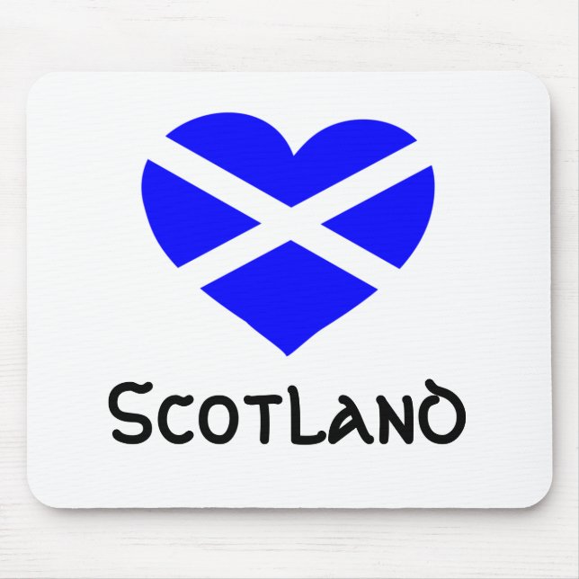 Kärlek Scotland mousepad Musmatta (Framsidan)