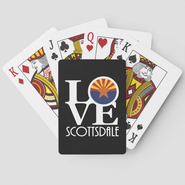 KÄRLEK Scottsdale Arizona Casinokort (Baksidan)