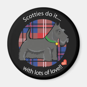 Kärlek Scotty Magnet