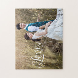 Kärlek Script Pussel