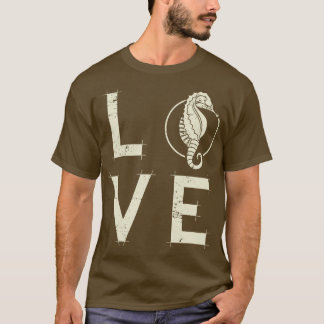 Kärlek Seahorse T Shirt