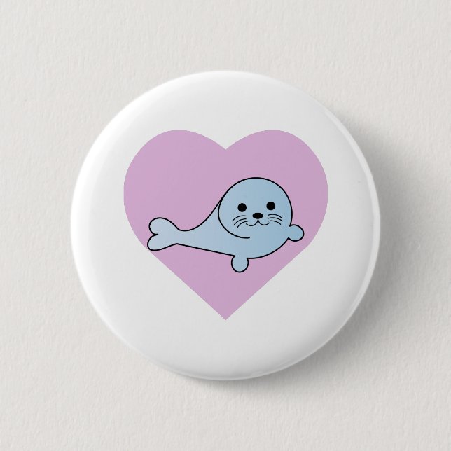 Kärlek Seal Knapp (Framsida)