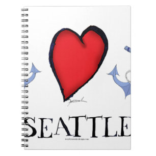 kärlek seattle anteckningsbok