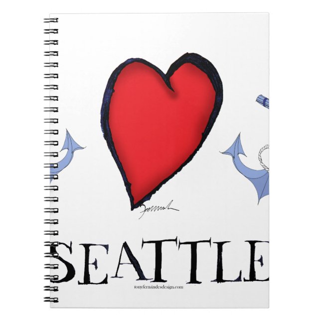kärlek seattle anteckningsbok (Framsidan)