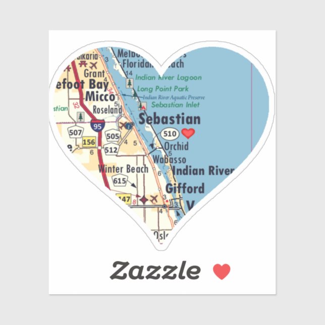 Kärlek Sebastian Florida Klistermärken (Ark)