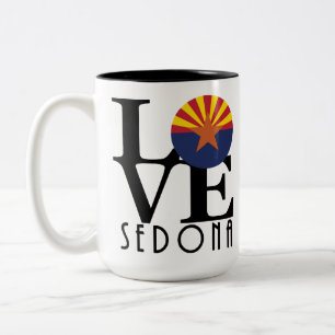 KÄRLEK Sedona Arizona 15oz Två-Tonad Mugg