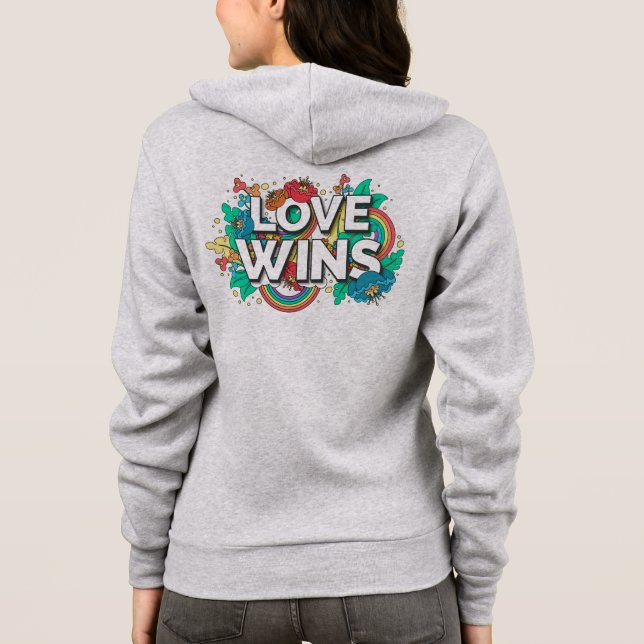 Kärlek Segrar T Shirt (Baksida)