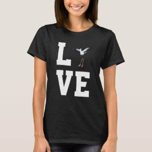 Kärlek sekreterare Birds Watcher Apparel Birel Bir T Shirt