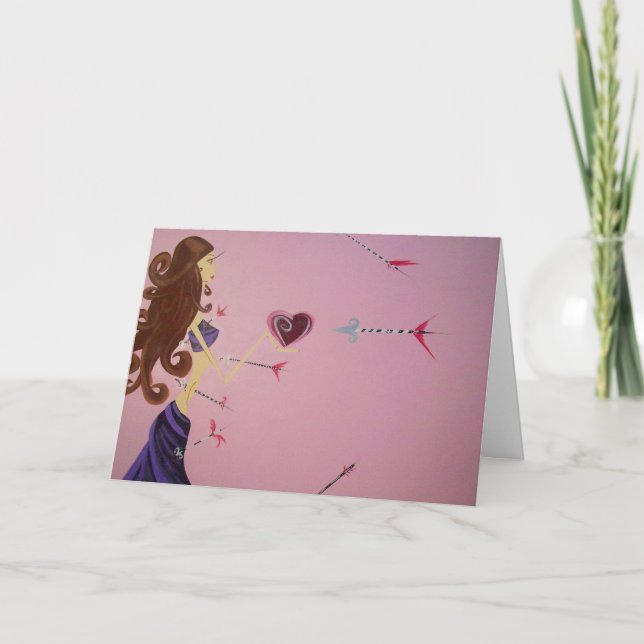 Kärlek senaste försök helgkort (Framsida)