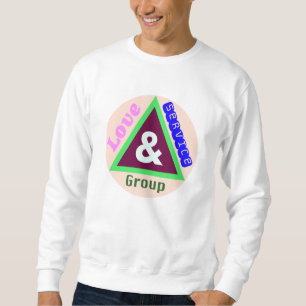 Kärlek & Service Crewnacksvatshirt Lång Ärmad Tröja