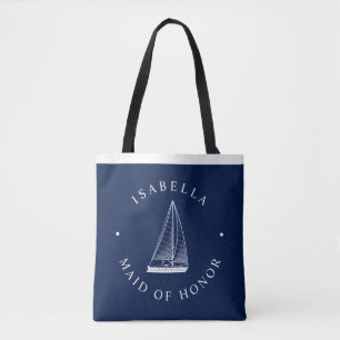 Kärlek Sets Sail Nautical Bröllopsfest Tygkasse