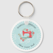 Kärlek Sewing Maskin. Blå