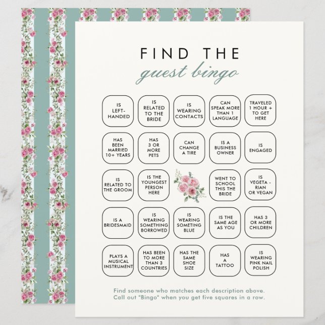 Kärlek Shack Fiance Hitta gästblocket (Fram/baksida)