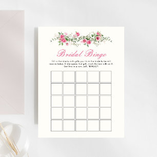Kärlek Shack Fiance Rosa Flowers Möhippa Bingo Gam
