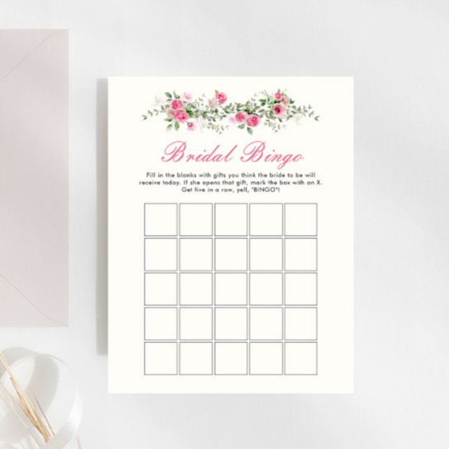 Kärlek Shack Fiance Rosa Flowers Möhippa Bingo Gam (Skapare uppladdad)