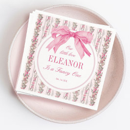 Kärlek Shack Vintage Finare ONE Girl Birthday Pappersservett