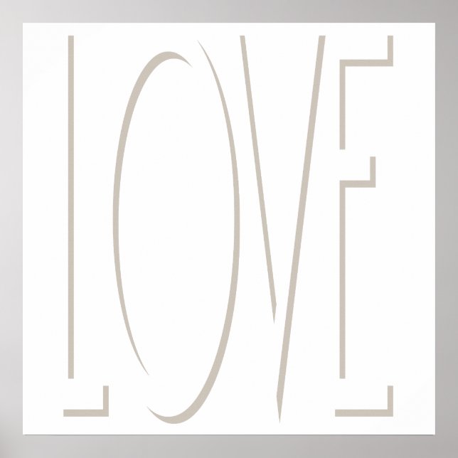 KÄRLEK Shadow Poster (Framsidan)