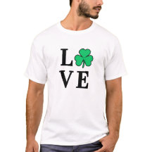 KÄRLEK Shamrock Klöver Irish Pride St patrick's da