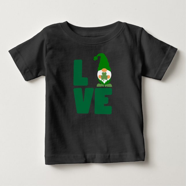 Kärlek Shamrock - St. Patrick's Day Tur T Shirt (Framsida)
