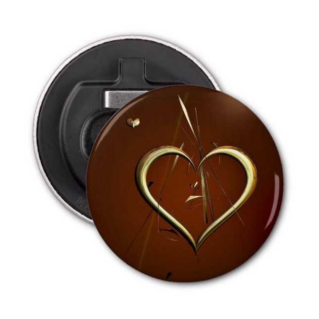 Kärlek Shards of Guld Flaska-öppnare Flasköppnare (Framsidan)