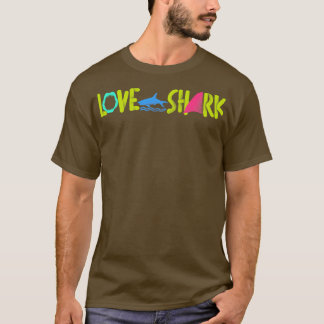 Kärlek Shark T Shirt