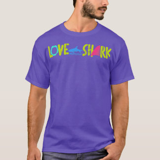 Kärlek Shark T Shirt