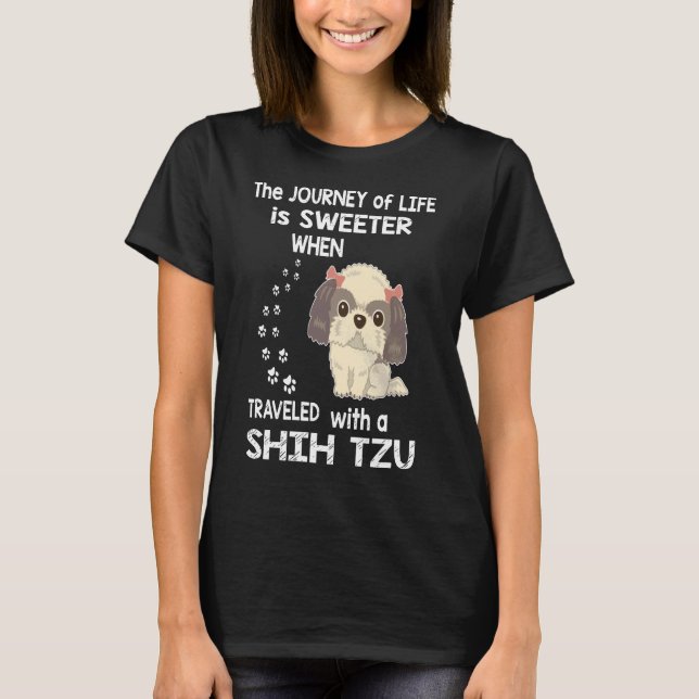 Kärlek Shih Tzu 3 1 T Shirt (Framsida)