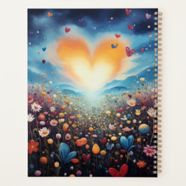 Kärlek Shines Bright Planner, odaterad, kalender