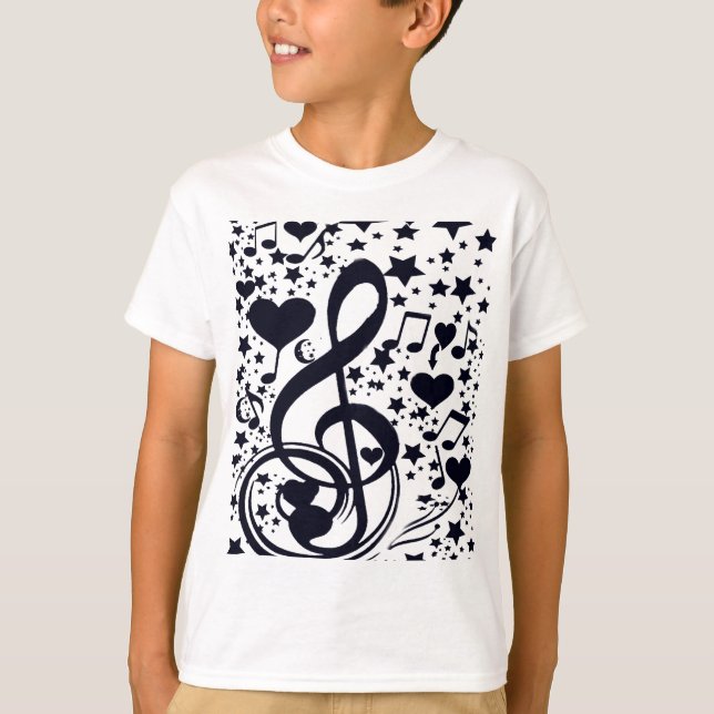 Kärlek Shines_ T Shirt (Framsida)
