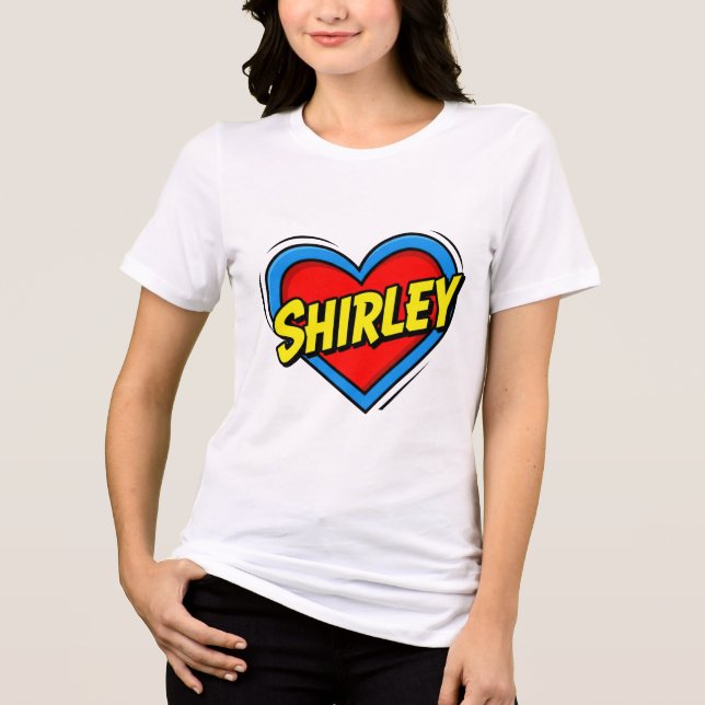 Kärlek Shirley T Shirt (Framsida)
