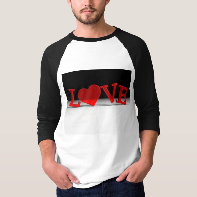 Kärlek Shirt T-shirt (Framsida)