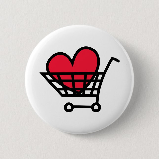 Kärlek Shopping Knapp (Framsida)