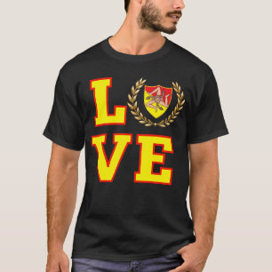 KÄRLEK Sicily Sicilian Trinacria T Shirt