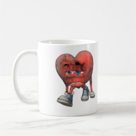 Kärlek Sick Heart Mugg
